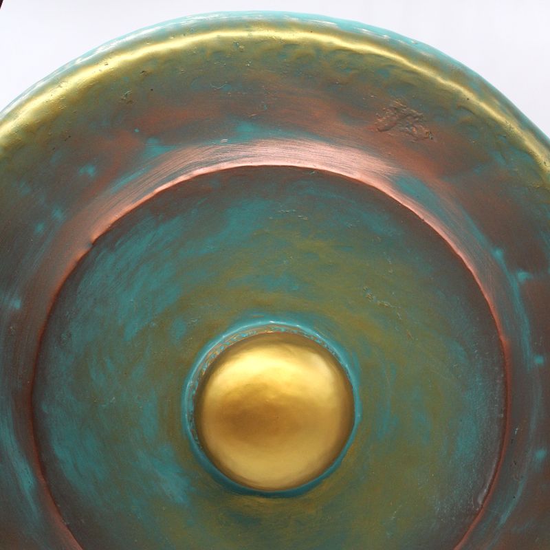 Mittlerer Meditationsgong auf Ständer - 50cm - Greenwash