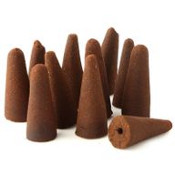 12 Backflow Räucherkegel - Sandalwood