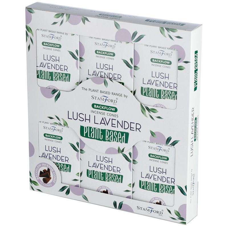 12 Backflow Räucherkegel - Lush Lavender