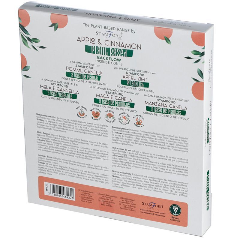 12 Backflow Räucherkegel - Apple & Cinnamon