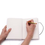 Kleines Notizbuch mit Riemen - Wellen im selben Meer