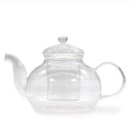 Teekanne aus Glas mit Sieb - Rund Perle - 800ml