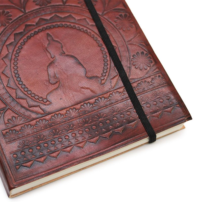 Kleines Notizbuch mit Trageriemen - Tibetisches Mandala