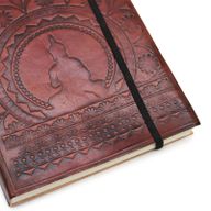 Kleines Notizbuch mit Trageriemen - Tibetisches Mandala