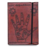 Kleines Notizbuch mit Riemen - Handlesen