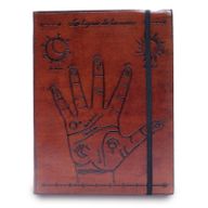 Mittleres Notizbuch mit Riemen - Handlesen