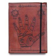 Mittleres Notizbuch mit Riemen - Handlesen