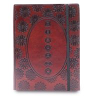 Mittleres Notizbuch mit Riemen - Chakra-Mandala