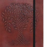 Kleines Notizbuch mit Trageriemen - Baum des Lebens