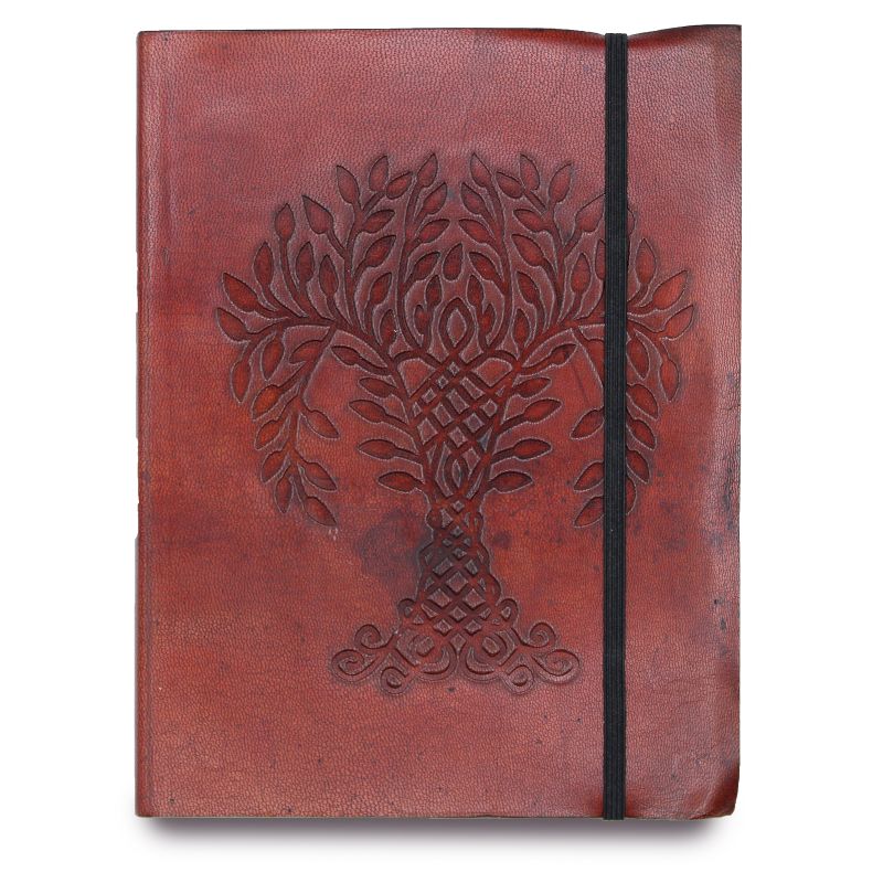 Mittleres Notizbuch mit Schlaufe - Baum des Lebens