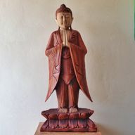 Buddha-Statue Stehend – 1 m Willkommen