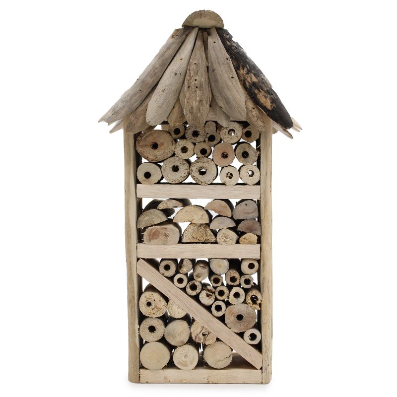 Treibholz-Bienen- und Insekten-Hochhausbox