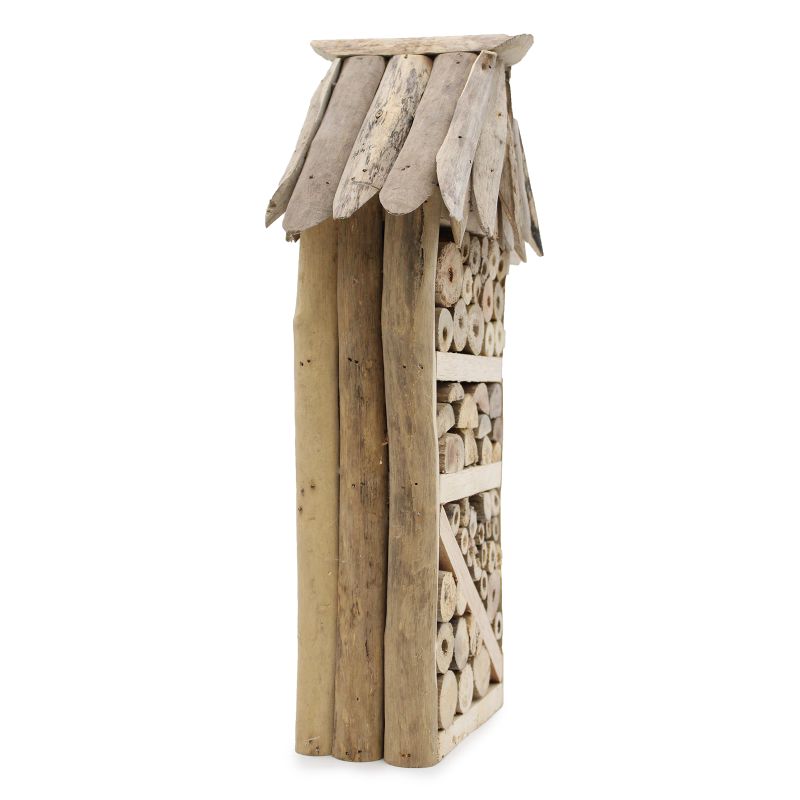 Treibholz-Bienen- und Insekten-Hochhausbox