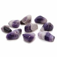 L Trommelstein - Amethyst gestreift