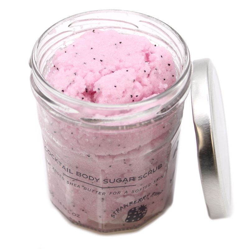 Duftendes Zucker-Körperpeeling – Erdbeer-Rum 300 g