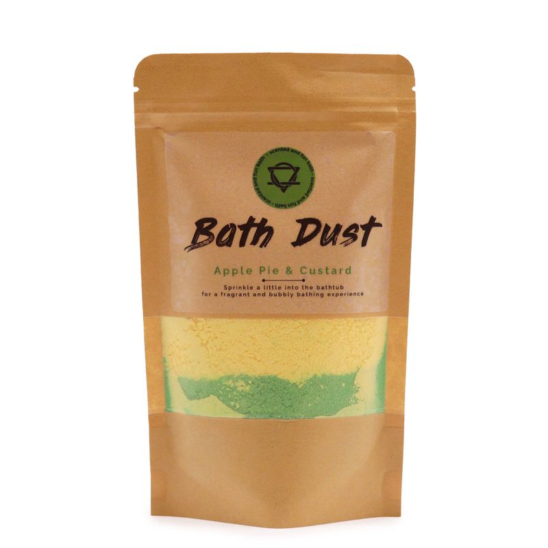 Badepulver mit Apfelkuchen- und Vanillepudding 200 g