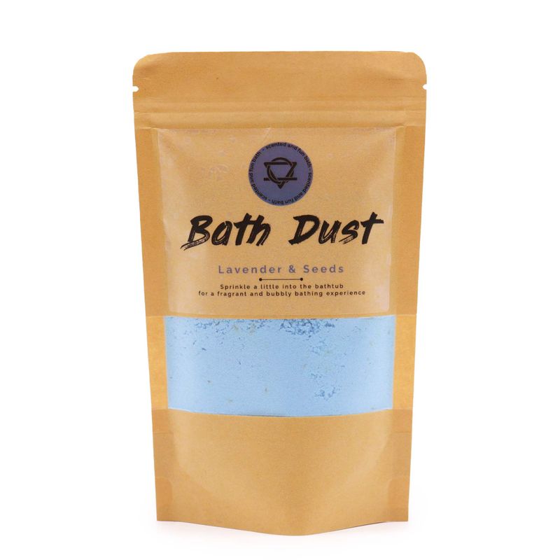 Badepulver mit Lavendel und Samen, 200 g