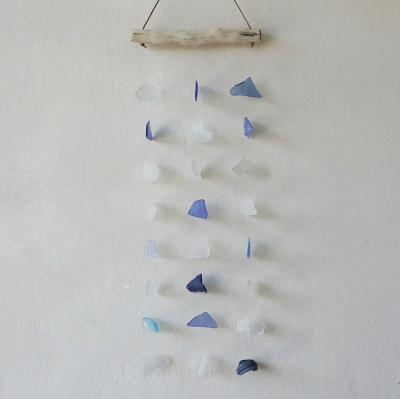 Windspiele - Blaues und weißes