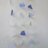 Windspiele - Blaues und weißes