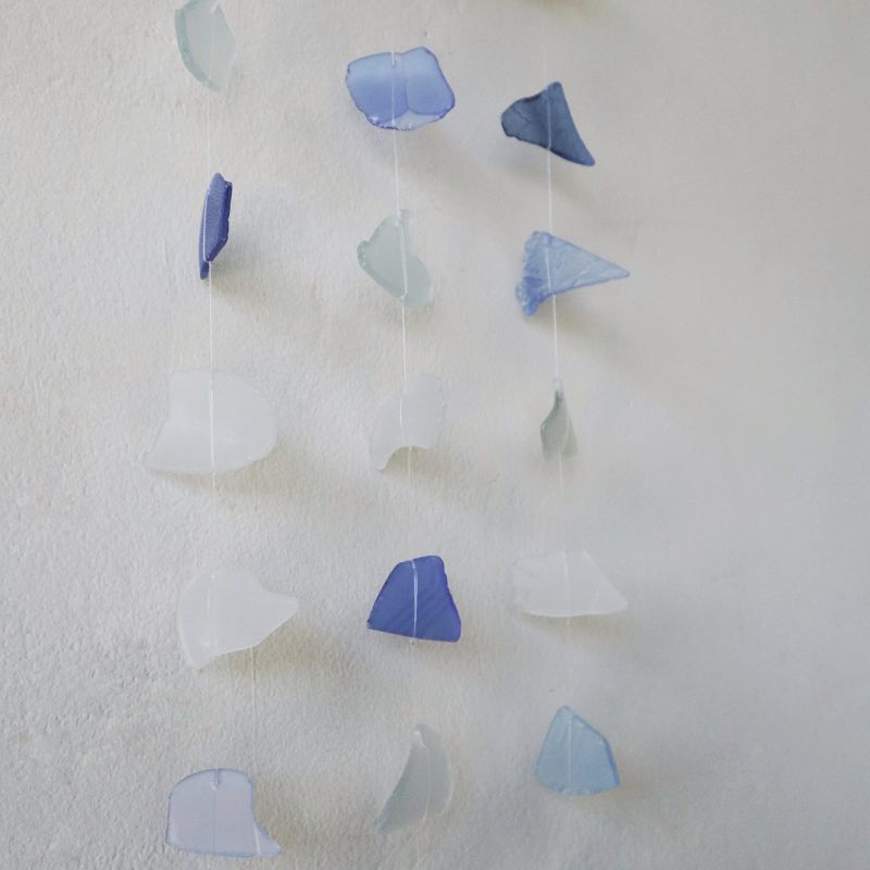 Windspiele - Blaues und weißes