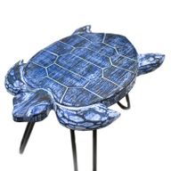 Set mit 3 Pflanzenständern aus Albasia-Holz – Schildkröten
