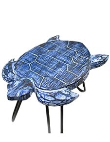 Set mit 3 Pflanzenständern aus Albasia-Holz – Schildkröten