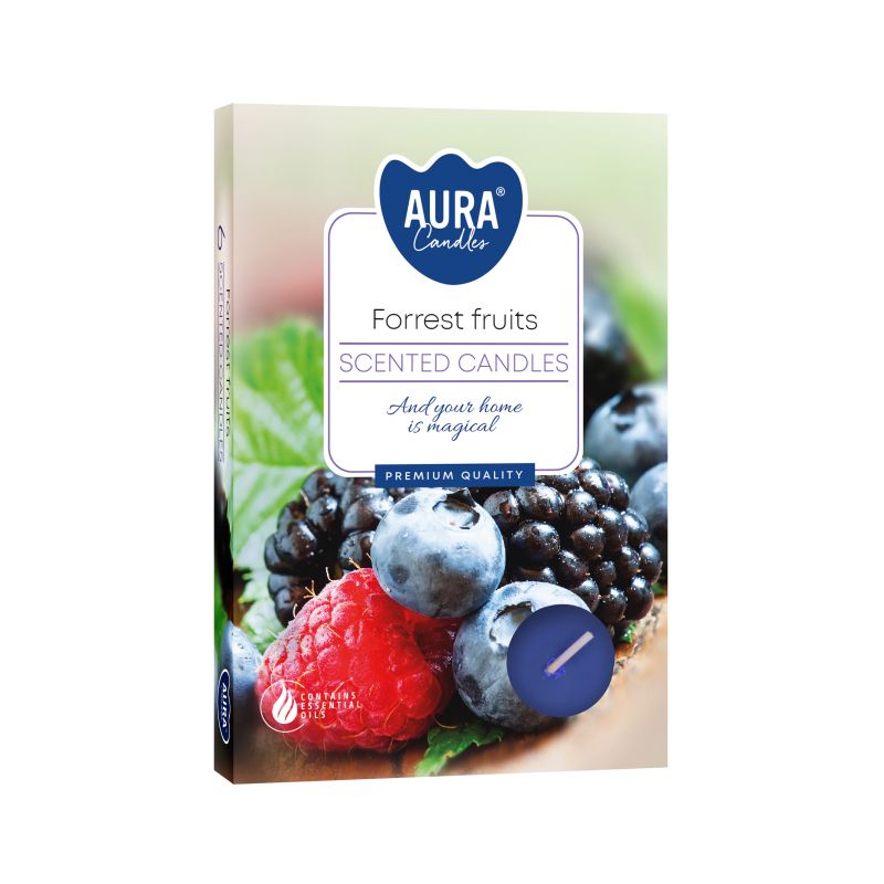 6 Duftteelichter - Forest Fruits