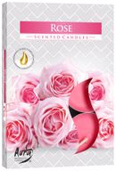 6 Duftteelichter - Rose