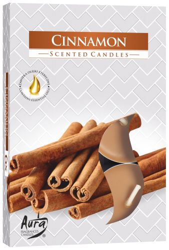 6 Duftteelichter - Cinnamon