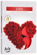 6 Duftteelichter - Love