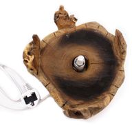 Molten Glass großes Aquarium 3,7 Liter (mit Lichtkammer)- 30 cm (UK-Stecker)