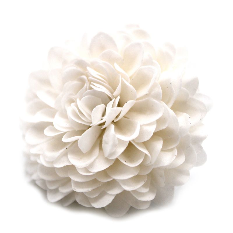 DIY Seifenblumen - Kleine Chrysantheme - Weiß