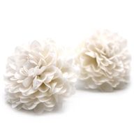 DIY Seifenblumen - Kleine Chrysantheme - Weiß