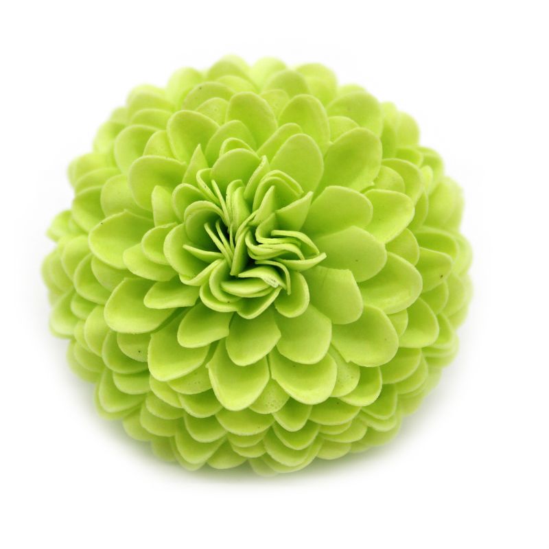 DIY Seifenblumen - Kleine Chrysantheme - Hellgrün