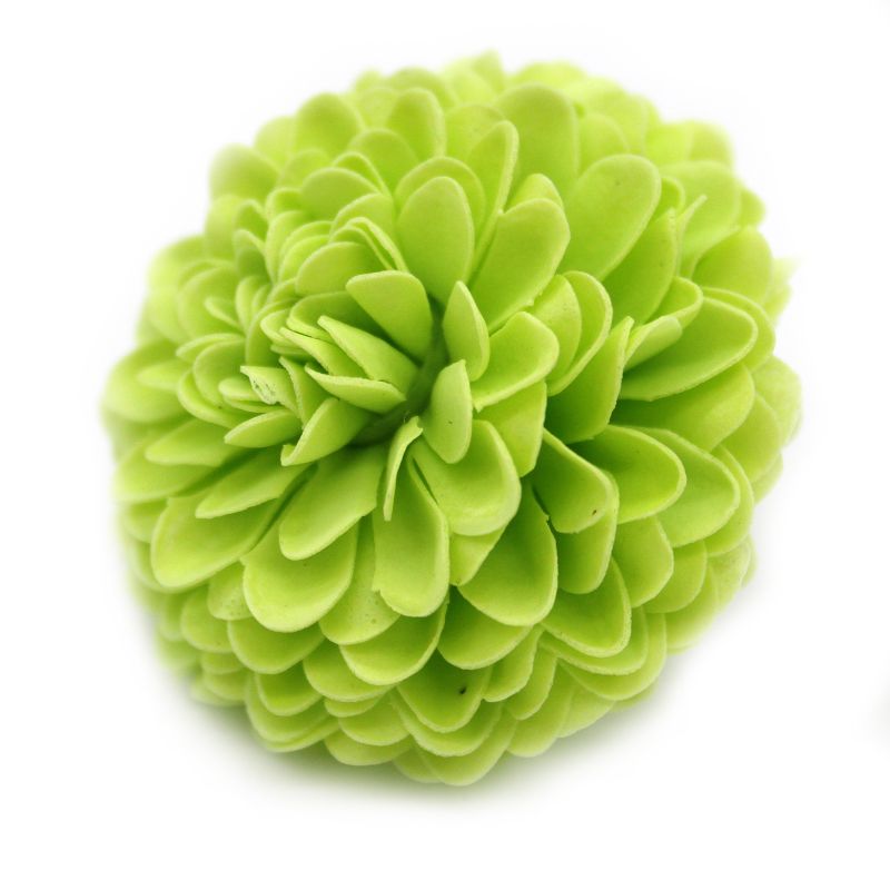 DIY Seifenblumen - Kleine Chrysantheme - Hellgrün