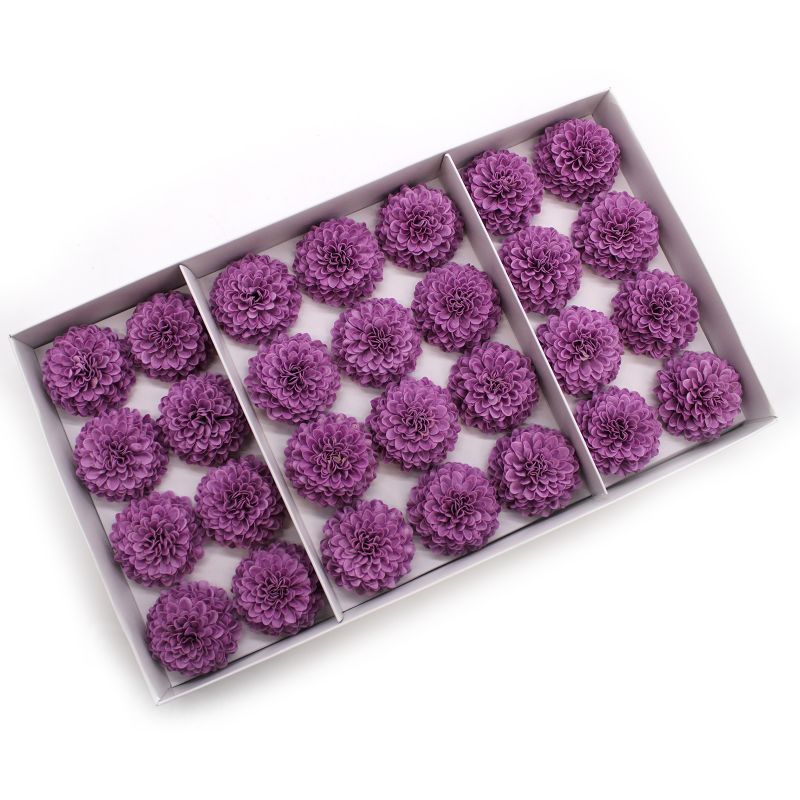 DIY Seifenblumen- Kleine Chrysantheme - Lila