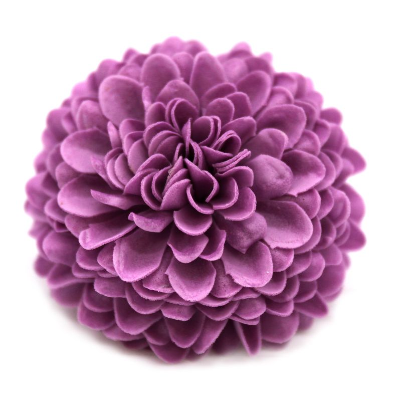 DIY Seifenblumen- Kleine Chrysantheme - Lila