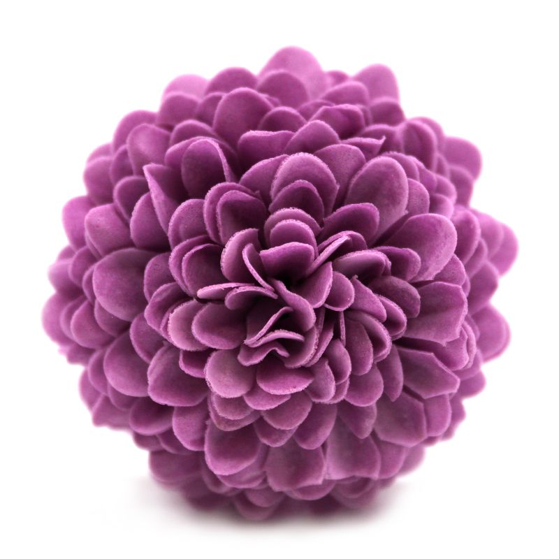 DIY Seifenblumen- Kleine Chrysantheme - Lila