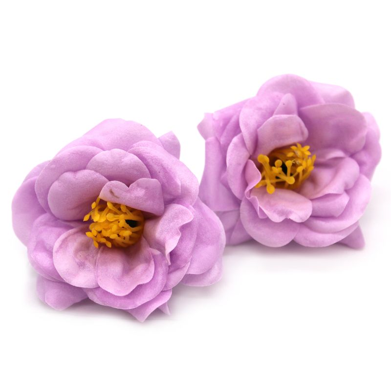 DIY Seifenblumen- Kamelie - Lila