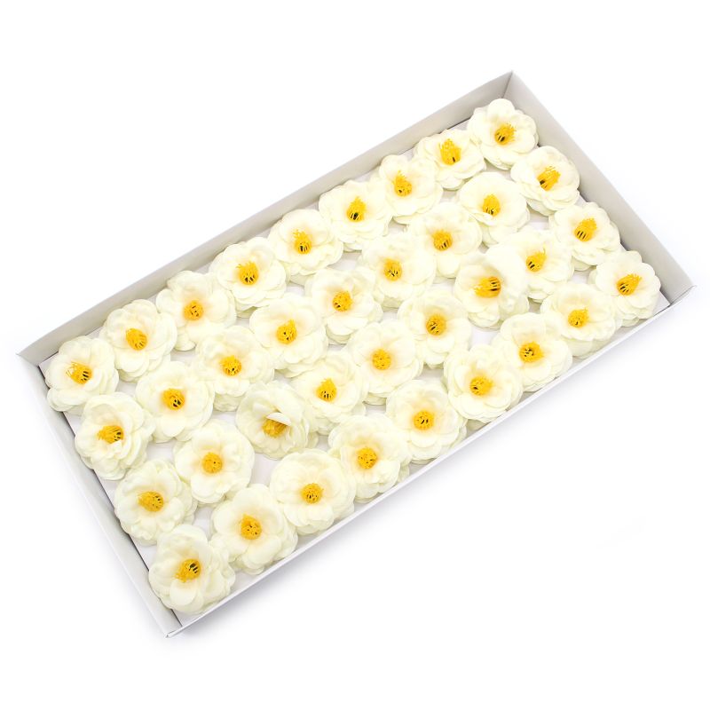 DIY Seifenblumen- Kamelie - Cream