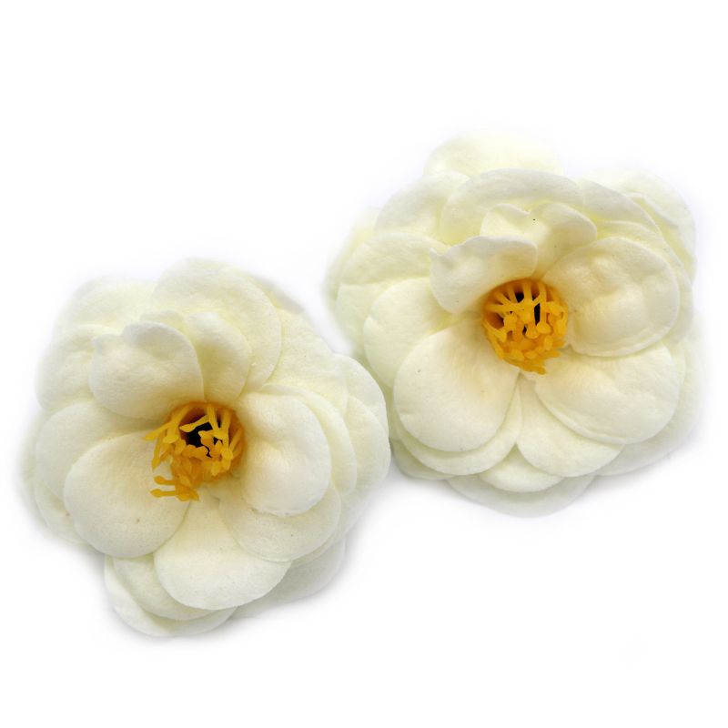 DIY Seifenblumen- Kamelie - Cream