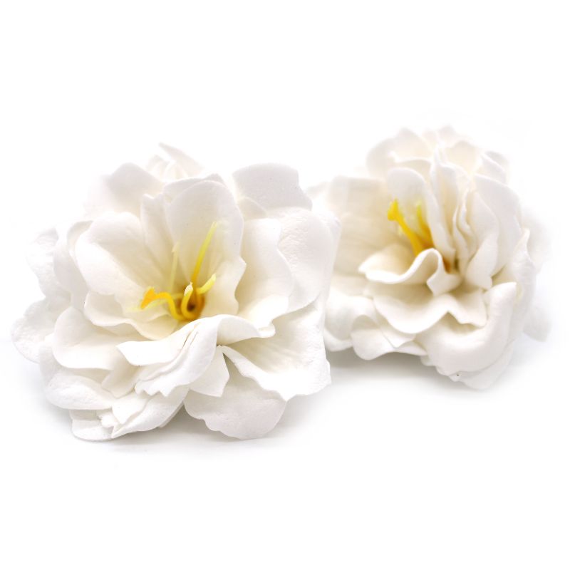 DIY Seifenblumen - Kleine Pfingstrose - Weiß