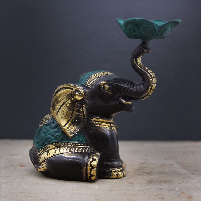 Mittlerer Elefant-Räucherstäbchenhalter