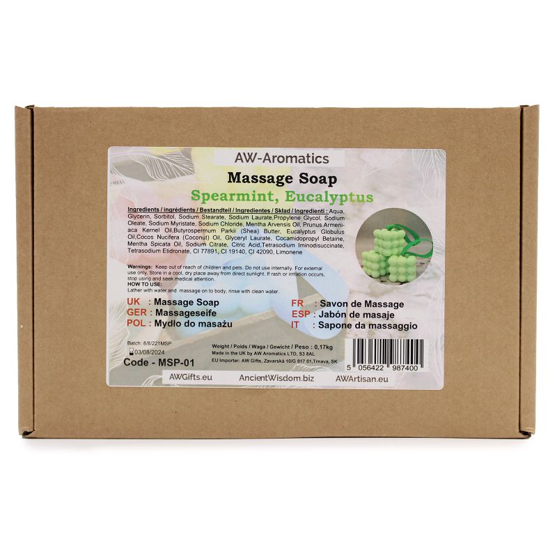 Massageseifen - Grüne Minze & Eukalyptus