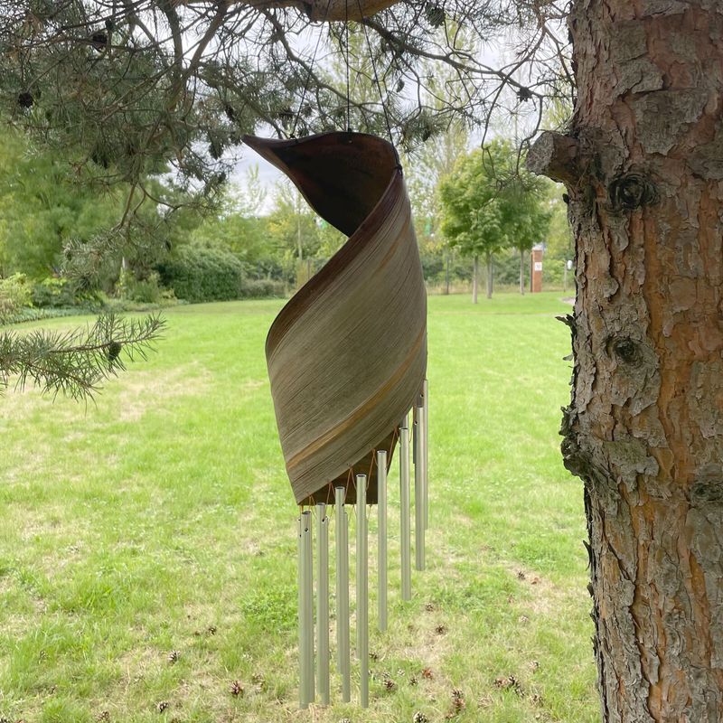 Windspiele aus Kokosnussblättern - Natürlich