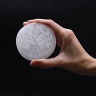 Kleine Selenitplatten 8cm- Tree of Life