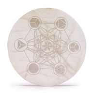 Große Selenitplatten  18cm - Heilige Geometrie