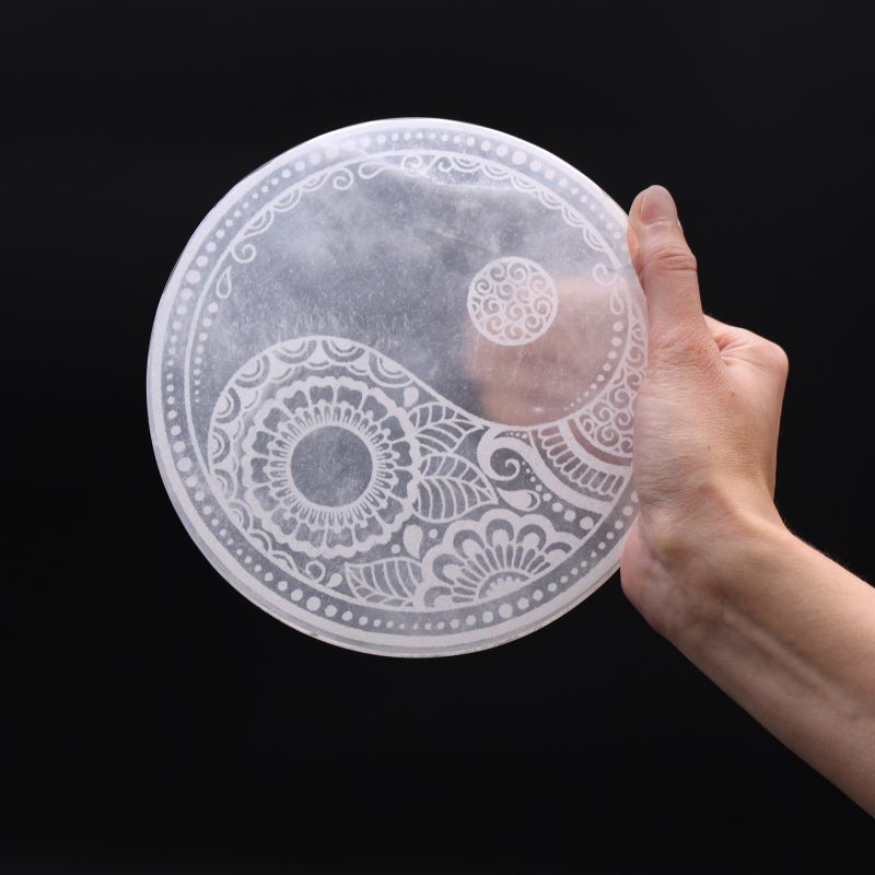 Große Selenitplatten 18cm - Feng Shui