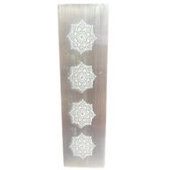 Selenitplatten Flach 15cm - Mandala