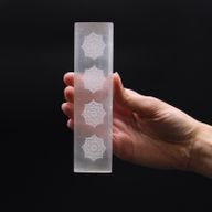 Selenitplatten Flach 15cm - Mandala